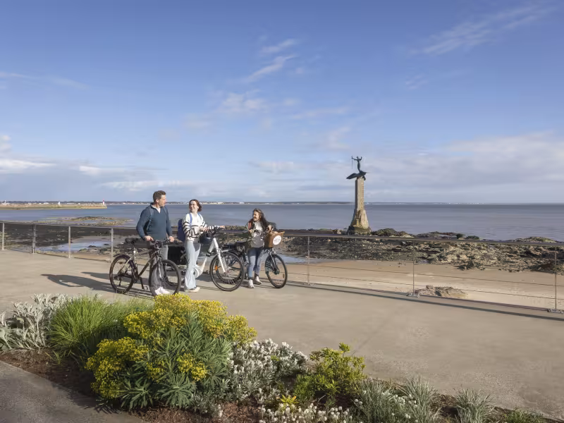 Saint-Nazaire à vélo sur La Vélidéale